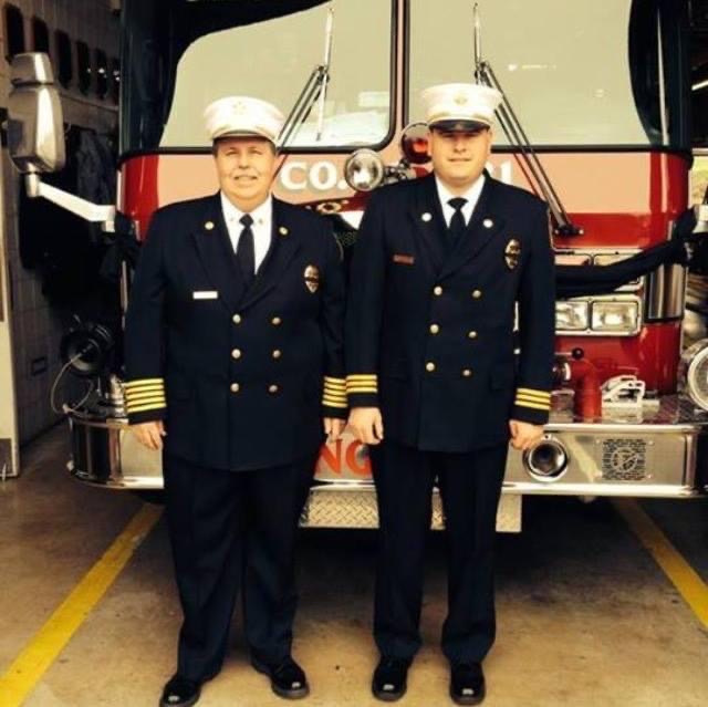 Featured image for “Retired Silver Spring Community Fire Co. fire chief reflects on volunteering with son”