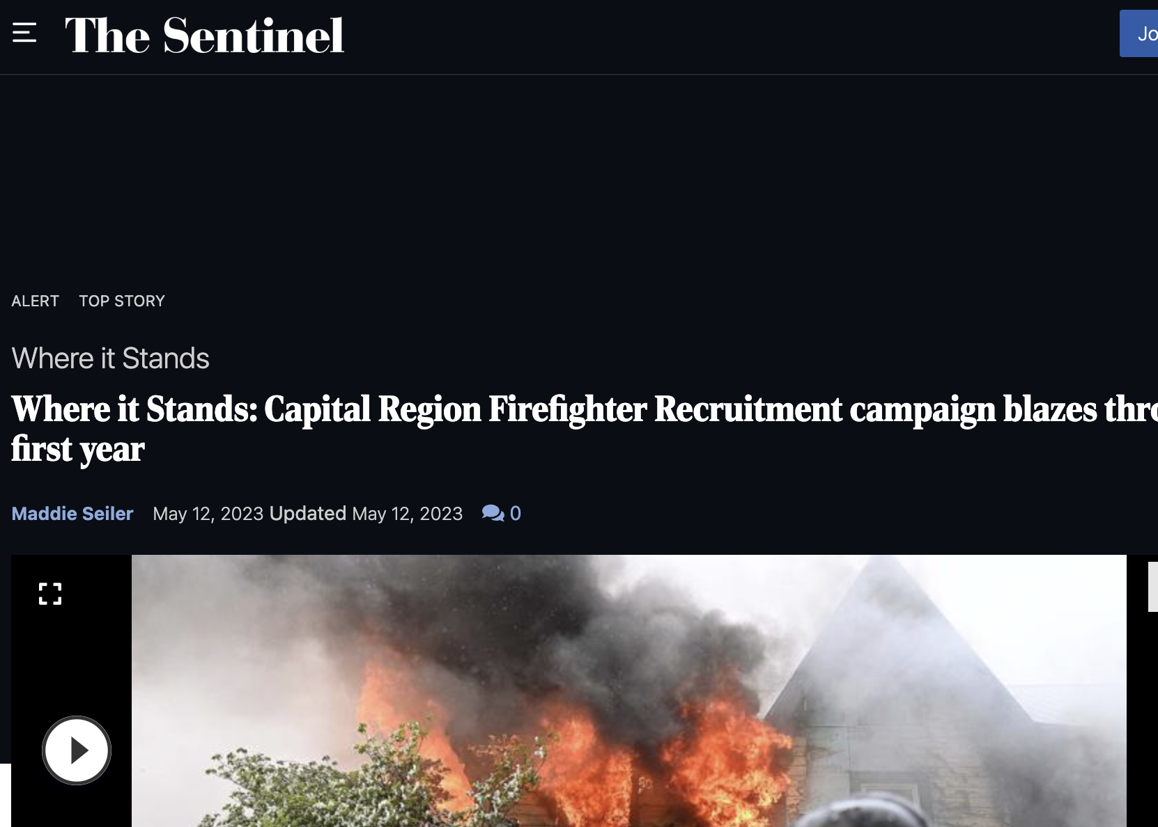 Featured image for “Where it Stands: Capital Region Firefighter Recruitment campaign blazes through first year (via the Sentinel)”