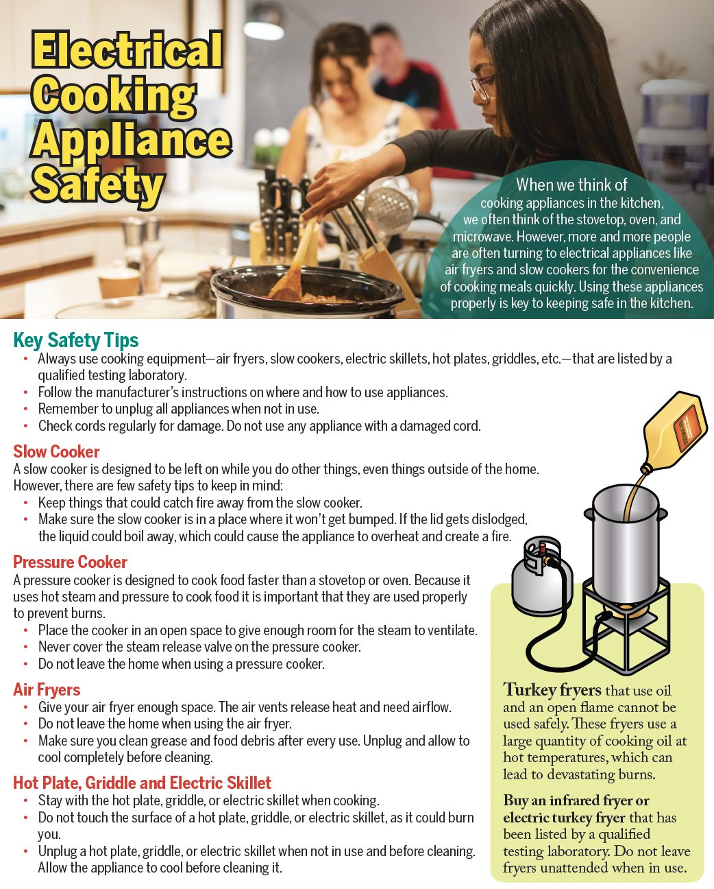 Electrical Cooking Appliance Safety - Capital Region Firefighters